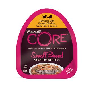 Wellness Core Small Breed Grain Free Pollo y Pato tarrina para perros
